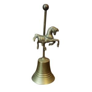 Vintage Price Solid Brass Carousel Horse Bell Bellmawr New Jersey